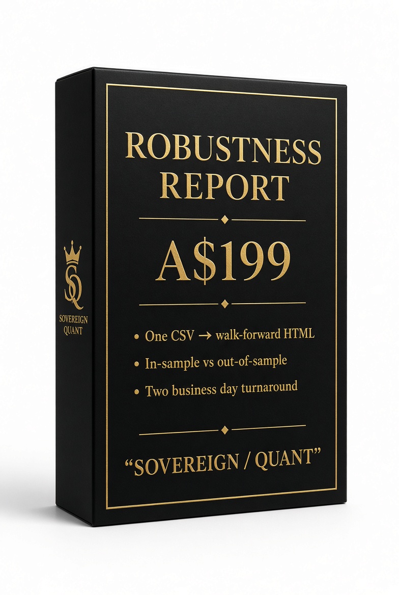 Robustness Report package — A$199